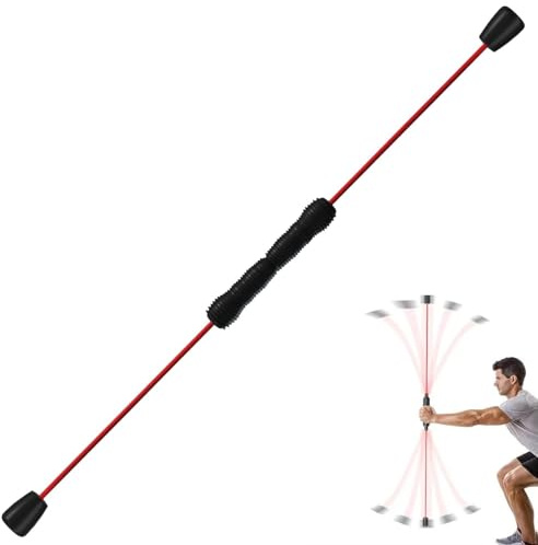 DYK&NX High-Frequency Vibration Training bar, Abnehmbar Multifunktionale Swingstick Teilbar, Schwungstab für Fitness Reha und Gymnastik Übungen