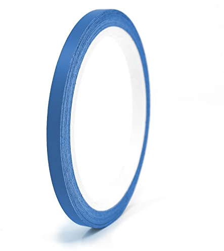 Finest Folia 10 Meter Matt Zierstreifen Auto LKW Motorrad Boot Modellbau Basteln DIY Deko Dekorstreifen Seitenstreifen Klebestreife selbstklebend (Azurblau matt, 3mm Breite)