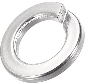 METALLIXITY Rondelle Grower Fendue (1/2) 10Pcs, Rondelle Élastique à Ressort en Acier Inoxydable 304 - pour Applications Domestiques