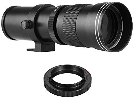 Namolit Objectif MF super téléobjectif F/8.3-16 420-800 mm T2 avec bague adaptateur AI-Mount Universal 1/4 filetage de remplacement pour Nikon AI-Mount D50 D90 D5100 D7000 D3 D5100 D3100 D3000