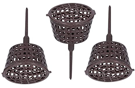 Hztyyier 20 Pièces Engrais Panier en Portable Durable en Plastique bonsaï Engrais Boîte Plante Nourriture Net Pot avec Couvercle pour Jardin