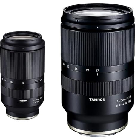 Tamron 70-180 mm F/2.8 Di III VXD -für Sony E-Mount & 17-70mm F/2.8 Di III-A VC RXD Zoom-Objektiv für spiegellose APS-C-Systemkameras - für Sony E-Mount