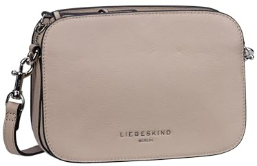 Liebeskind Berlin Umhängetasche Luka – Cross-Body Bag aus Leder mit verstellbaren Schulterriemen – kleine Schultertasche, Fächer mit Reißverschluss – Shoulder Bag, 14.5 x 20.5 x 7 cm, (H x W x D)