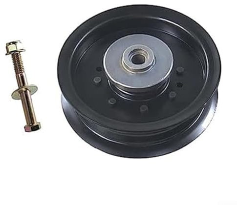 HEBEOT Flache Spannrolle, Stahl-Riemenscheibe, flache Spannrolle, Lager für AYP für Handwerker, Rasenmäher, Traktor mit 121,9 cm und 137,2 cm Deck (1 Stück)