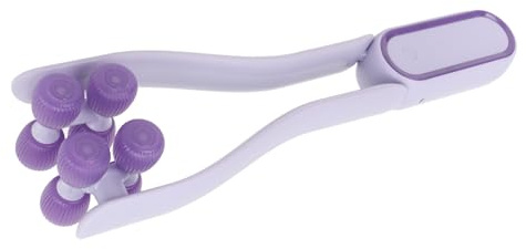 TYTOGE V Gesichtsroller Massagegerät Face Lifting Straffungsrolle Gesicht Doppelkinn Falten Manuelles Schönheitswerkzeug für Zuhause Lila