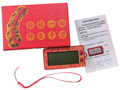 Fortune Double Lottery Picker Number Picker, Compact Entertaining Lottery | Random Machine, generatore di numeri casuali portatile elettrico