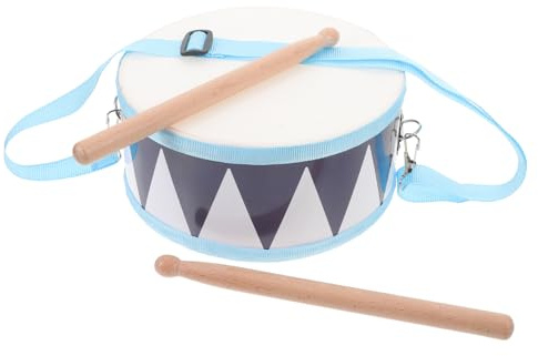 YARNOW Tamburo Rullante Per Ragazzo Ragazza Ragazza Bacchette e Tracolla Strumento Musicale Percussione Per Ragazzo Per Sviluppo Coordinazione e Gioco Educativo