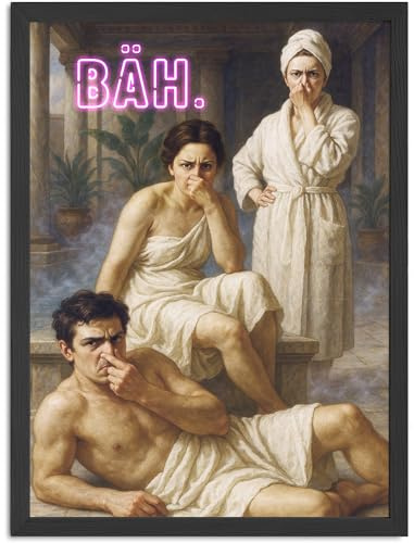 MoonWorks® Poster Bilder Badezimmer Wand-Deko Bad WC lustige Kunstdrucke Digitaldruck | DIN A5, A4, A3