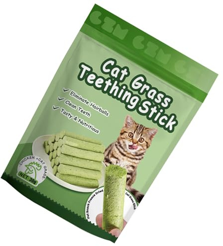 Katzen Gras Snacks Katzen Natürliches Gras Kauen Appe Steigerung Snacks Haarballen Kontrolle Gesundheit Lecken Zahnen Sticks Haarball Linderung