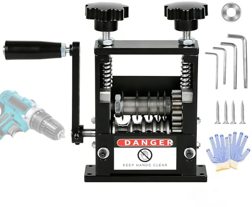 Caossuixin Wire Stripper, Cable Stripper Machine with 6 Channel & 5 Blades, Electric Wire Stripping Tool for 3-17mm Cable, Manual Wire Strippers Electrical for Efficient Scrap Copper Recycling
