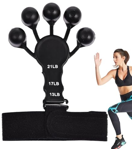 Griffkrafttrainer, Fingergreifkrafttrainer | Griffverstärker – 6-stufiger einstellbarer Fingertrainer für die Mistelübung