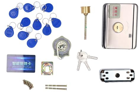 Copri Serratura Porta Interna Elettronica, Serratura Elettrica In Acciaio Inossidabile, Senza Chiave Batteria Alimentata - Sicurezza Anti Scassinare Invisibile, Multipli Sblocchi