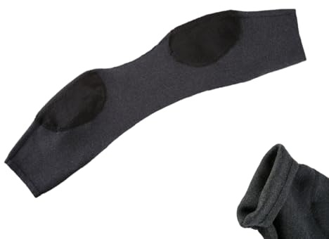 YUVKIN 1 pièce Épaulière chauffante, Coussin d'épaule en Polaire, Support d'épaule Unisexe, Protection élastique pour l'épaule, Attelle pour douleurs articulaires et blessures Sportives (Grand)