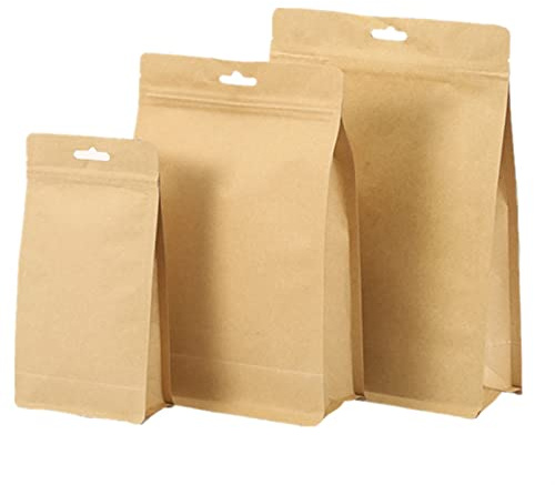 Förvaringspåsar för livsmedel Toastpåsar, 100 st. kraftfolie förseglingsbara ziplock-värmeförseglingspåsar med aluminiumfolie, 5, mil, flera storlekar(12X22+6CM)
