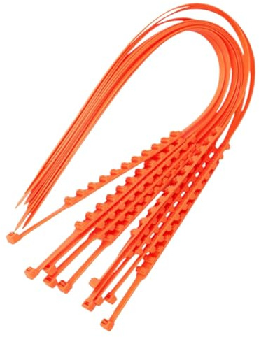 10Pcs Winter Snow Anti Skid Tire Ties Nylon Car Tire Chains Anti Slip Car Winter Tires Wheels Snow Chains Auto Accessories(Color Name: Double Tooth)