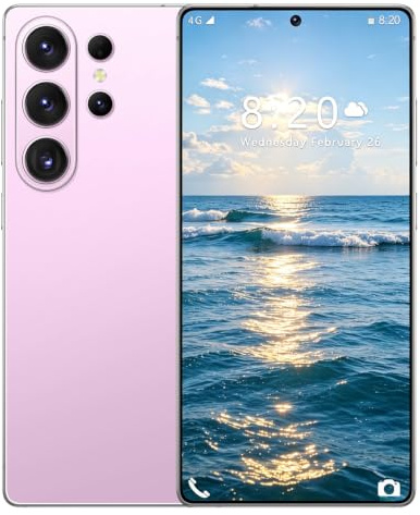 McMgc Smartphone 4G débloqué, écran perforé Incell de 6,75 Pouces, 4Go+32Go Extensible jusqu'à 256Go, processeur Octa-Core MTK6739, Android 12, Triple Emplacement pour 2 Nano-SIM + Carte TF (Pink)