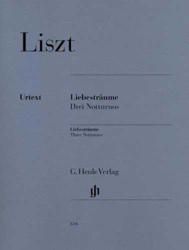 Liebesträume - 3 Notturnos. Klavier 2 ms: Instrumentation: Piano solo (G. Henle Urtext-Ausgabe)