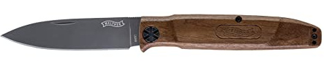 Walther Taschenmesser BKW 5, Klappmesser 440C Stahl, inkl. Holster, ideal für Outdoor und Alltags-Aktivitäten