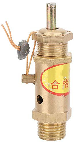 Air compressor valve-1PCS G1 / 4 spring-loaded air machine safety valve relief valve(5kg)