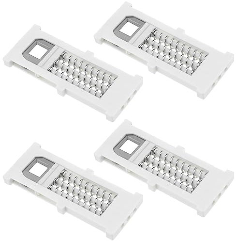 eMagTech Lot de 4 ressorts de poignée de porte en métal - Ne convient pas aux poignées de 70 pz/70 mm - Accessoires de porte - Blanc