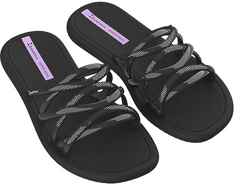 Ipanema MEU Sol Slide Fem Damen-Sandalen, Schwarz, 41/42 EU