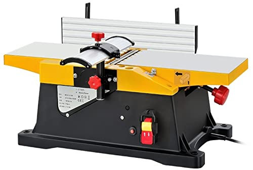 Piallatrice per Legno da 13 Pollici per Lavorazione del Legno Piallatrice per Spessore da banco elettrica Piccola 2000W (Colore : 6 inch Jointer)