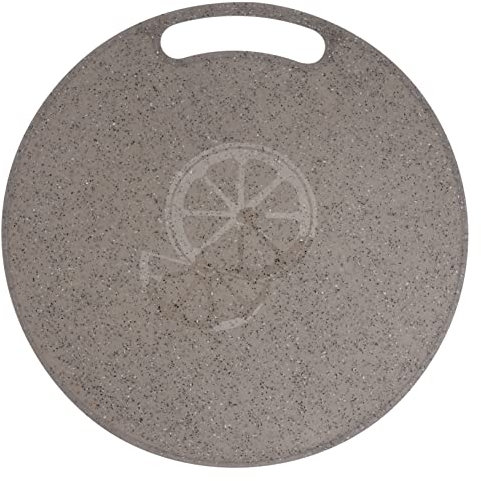 Rundes Schneidebrett 31x0,5cm aus Kunststoff in Marmoroptik