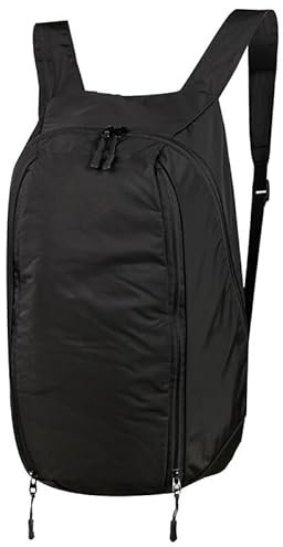 ELTOX Helmtasche,Helmtasche Reithelm Motorrad Reisegepäck Taschen 20-28L Erweiterbarer Rucksack Helm Große Kapazität wasserdichte Laptop Motorrad Tasche for Reiten (Color : Black)