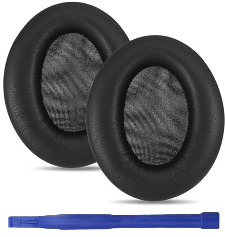 umvowuxa wh-1000xm3 Replacement Ear Pads Compatible with Sony WH-1000XM3 Headphones,WH1000XM3 Ear Cushions Are Made Of Soundproof Sponge And Protien Leather(Black)