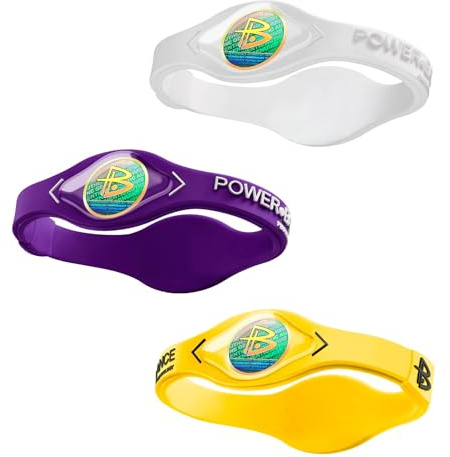 Power Balance det ursprungliga äkta prestandaarmbandet, 3-pack armband, säker vattentät lätt hållbar, storlek S+S+M (S 17 cm/M 19,0 cm), 3 Pieces, Silikon, ingen ädelsten