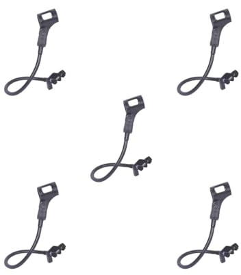5 set Bracket Hose with Clamp for Radio Broadcasting Studio Live Broadcast Singing C
