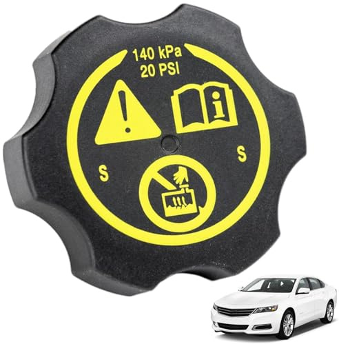 GIONAR Coolant Reservoir Cap, Radiator Expansion Water Tank Cap for Vauxhall Opel Corsa D E Astra J K Insignia A B Mokka X Zafira B Zafira Tourer C Meriva B Adam 13502353 1305248 13598760