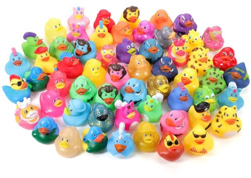 30 patos de goma para bañera, pato chirriante, decoración para bañeras, patos de goma, divertidos para piscinas y bañeras