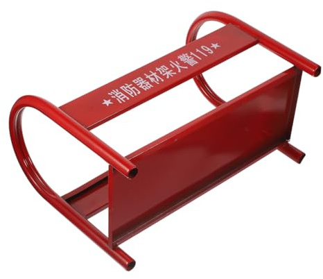 Supporto da Pavimento per Estintore in Ferro Rosso 2-4 Kg