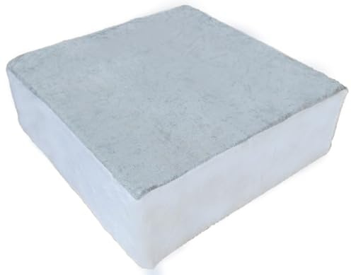 Sitzerhöhung XXL 38x38x15 cm Aufstehhilfe orthopädische Stuhlerhöhung Rollstuhlkissen Kissen grau