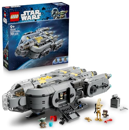 LEGO Star Wars 75445 Sternenschiff der Anzellaner - Spielet mit 3 Figuren & Einer Droiden Werkstatt - Geschenk für Jungen, Mädchen & Fans ab 9 Jahren