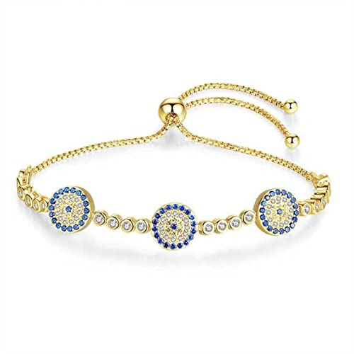 Lucky Evil Eye Tennis Armband 925 Sterling Silber Blauer Stein Fatima Auge Männer Armbänder Geschenke Für Frauen Türkei Schmuck