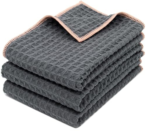 ZOLLNER Spezial-Mikrofasertuch 3-tgl. 80% Polyester (Recycled), 20% Polyamid, 40x60 cm, Grau
