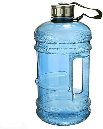 Romaxx 2.2L Water Bottle - BPA Free, Leak Proof, Flip Cap, Ideal for Gym, Adults - Clear Water Container with Extra Strong Material - Perfect for Sports, Durable Drink Water Bottle (Blue)