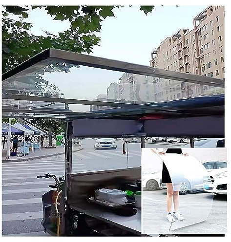 Durchsichtige Acrylplatte Polycarbonat-Kunststoffplatte, Transparente Pergola-Dachabdeckung, PC-Endurance-Platte For Gewächshäuser, Einfach Zu Schneidende Und Zu Biegende Wasserdichte Platten ( Color