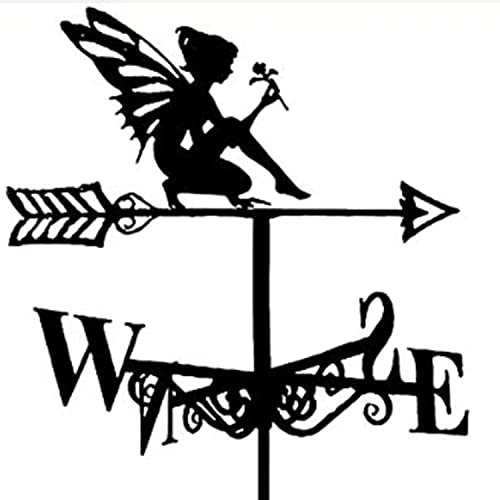 EICOFF Kuh-Windfahne – Edelstahlfahnen für den Außenbereich, Garten, Windrichtungsanzeige, Koppeldach, Wetterfahne, Wetterhahn-Dachmontage aus Edelstahl, Giraffe und Elefant