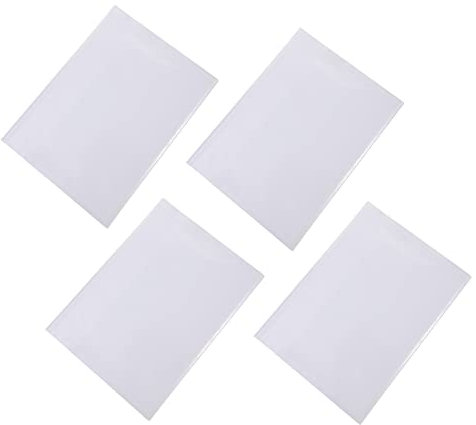 MAGICLULU 20stücke Transparente Selbstklebende Buchhüllen Aus Kunststoff Zum Schutz Vor Fett Stiftspuren Schmutz Und Dreck Für Schulhefte Notizbücher Und Bücher