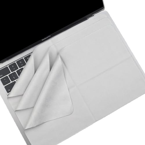 KEANBOLL Confezione da 3 panni in microfibra per la pulizia della tastiera da 13 con protezione per impronte dello schermo, compatibile con MacBook Pro 13, MacBook Pro 14, MacBook Air 13, MacBook