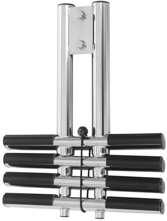 KinHall Stainless Steel Telescopic Ladder 4 Steps Boat Ladder Marine Yacht Swimming Pool Boat Yacht Swimming Pool