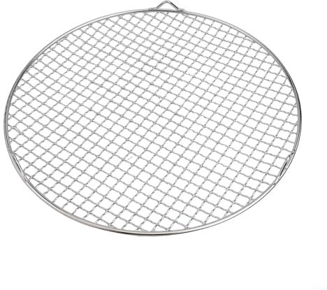 Oniissy Griglia di raffreddamento rotonda in acciaio inox per torte, torte, biscotti, pizza, barbecue, griglia, essiccazione, cottura a vapore 13-35 cm D (35 cm)