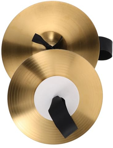 Platillos de Mano Metálicos 8 Pulgadas, 1 Par, Percusión