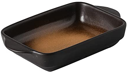 WEKONUMEX Lasagna Pans, Stoneware Rectangular Baking Dish With Double Handles 7.1x5.3x1.8 Inches 1 Piece