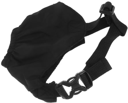 TOYANDONA Multi-function Pet Eye Mask for Dogs, Portable Black Shading Eye Cover Relieves Car Sickness, Calming Pet Blinder Suitable for Travel (m)