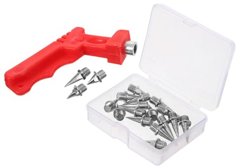 TOYZFRIENDY Clavos Metálicos para Zapatillas Deportivas Picos para Pista y Golf Unidades con Llave de Reemplazo para Atletismo y Salto Diseño Ligero y Resistente para Competición y