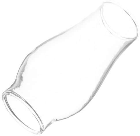 Vintage Öllampen Glaszylinder 1stück aus Glas, Transparent, Windfest | Lampenersatz für Innen und Außen, Klassischer Retro Stil, Leicht zu Montieren, Lampenschirm Ersatz